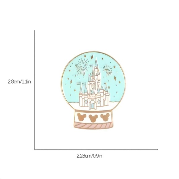 Magic Castle Enameled Pin NEW - Picture 4 of 6